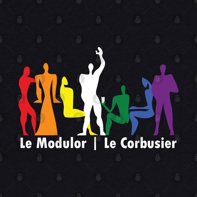 Le Corbusier Modulor Love is Love Party by SLGA Designs